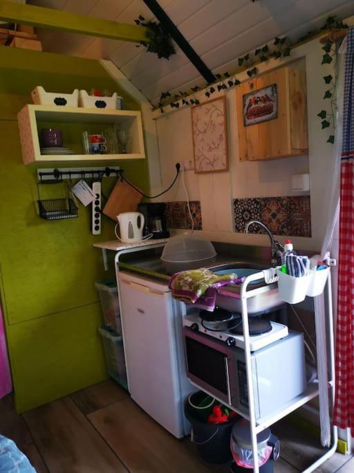 Trekkershut - Tiny House - Hikers Cottage Wijster ภายนอก รูปภาพ