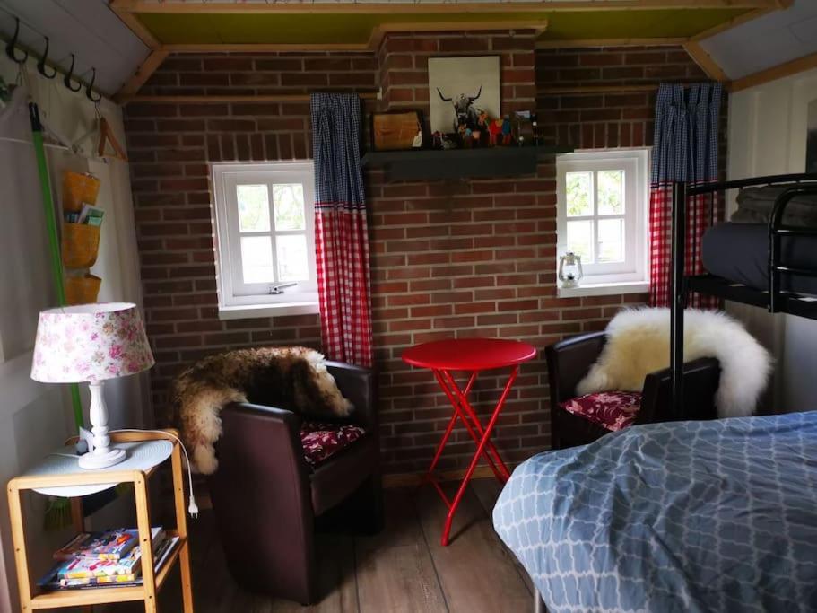 Trekkershut - Tiny House - Hikers Cottage Wijster ภายนอก รูปภาพ